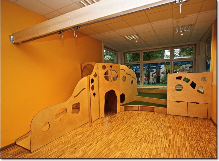 Krippenpodeste, Tischler, Kita, Kindergarten, Tischlerei Holzwerkstatt