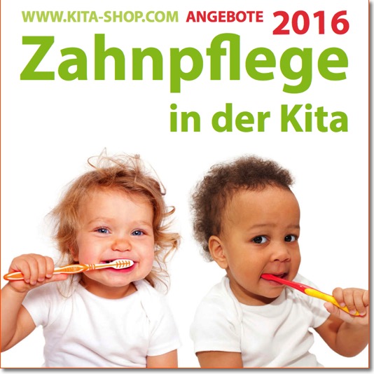 Cover-Flyer Zahnpflege in der Kita 2016 - Holzwerkstatt Kaesebier